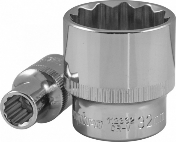 Головка торцевая 12-гранная 1/2"DR 10 мм 112310 OMBRA