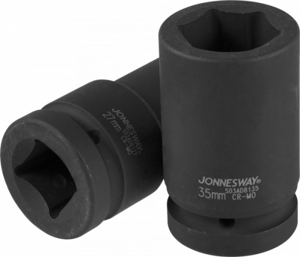 Головка торцевая ударная глубокая 1"DR 35 мм S03AD8135 Jonnesway